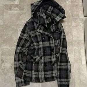 Tweed Coat Plaid